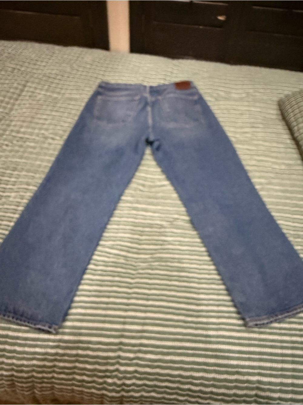 Abercrombie & Fitch Men's Medium Blue Straight Jeans